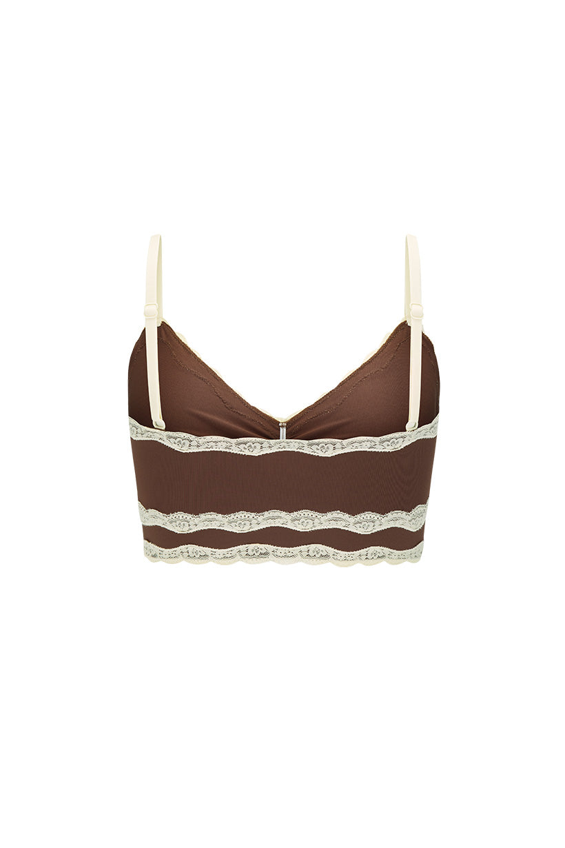 Spell Amour Lace Bralette Coconut