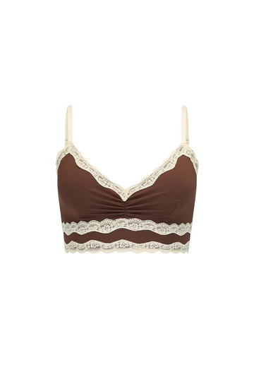 Spell Amour Lace Bralette Coconut
