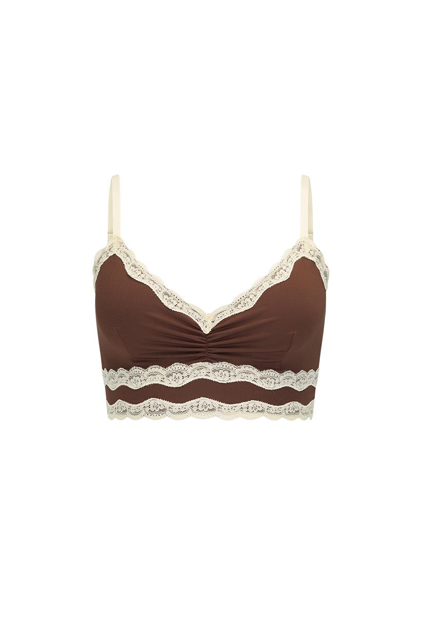 Spell Amour Lace Bralette Coconut