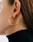 Anna Rossi Everyday Hoop Gold