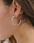 Anna Rossi Everyday Hoop Light Silver
