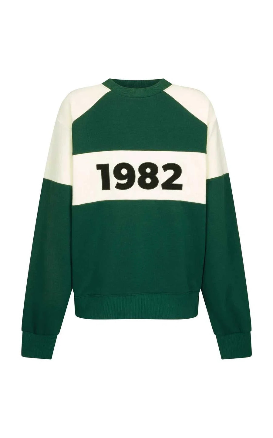 Araminta James 1982 Contrast Knit Sweater Forest