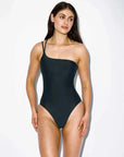C.Design Asymmetric Maillot Nero Black Matt