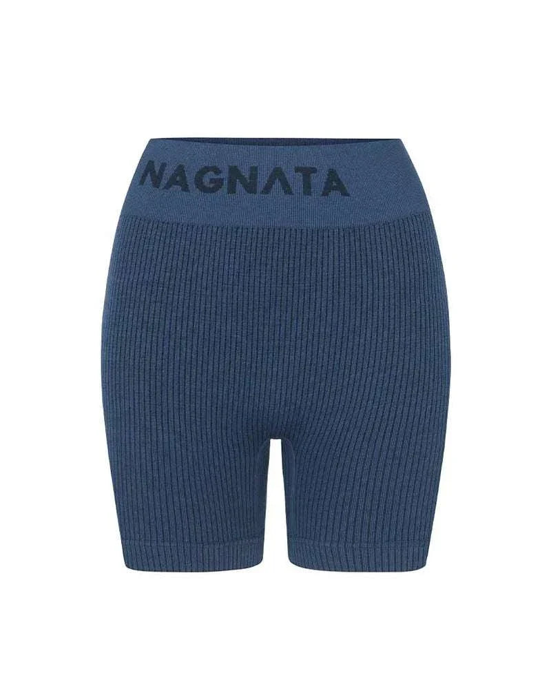 Nagnata Ballet Wool Mini Short Denim