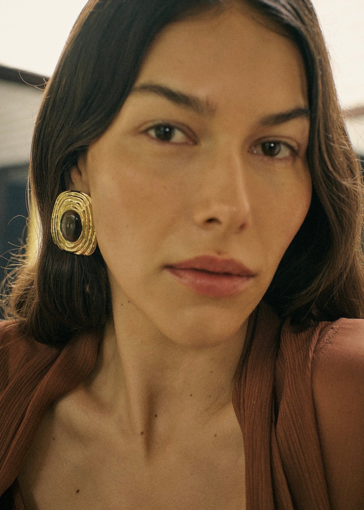 Anna Rossi Flore Earring Gold