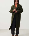 American Vintage Coat Bazybay Asparagus