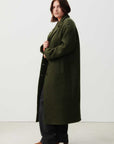 American Vintage Coat Bazybay Asparagus