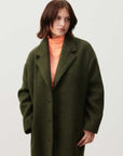 American Vintage Coat Bazybay Asparagus