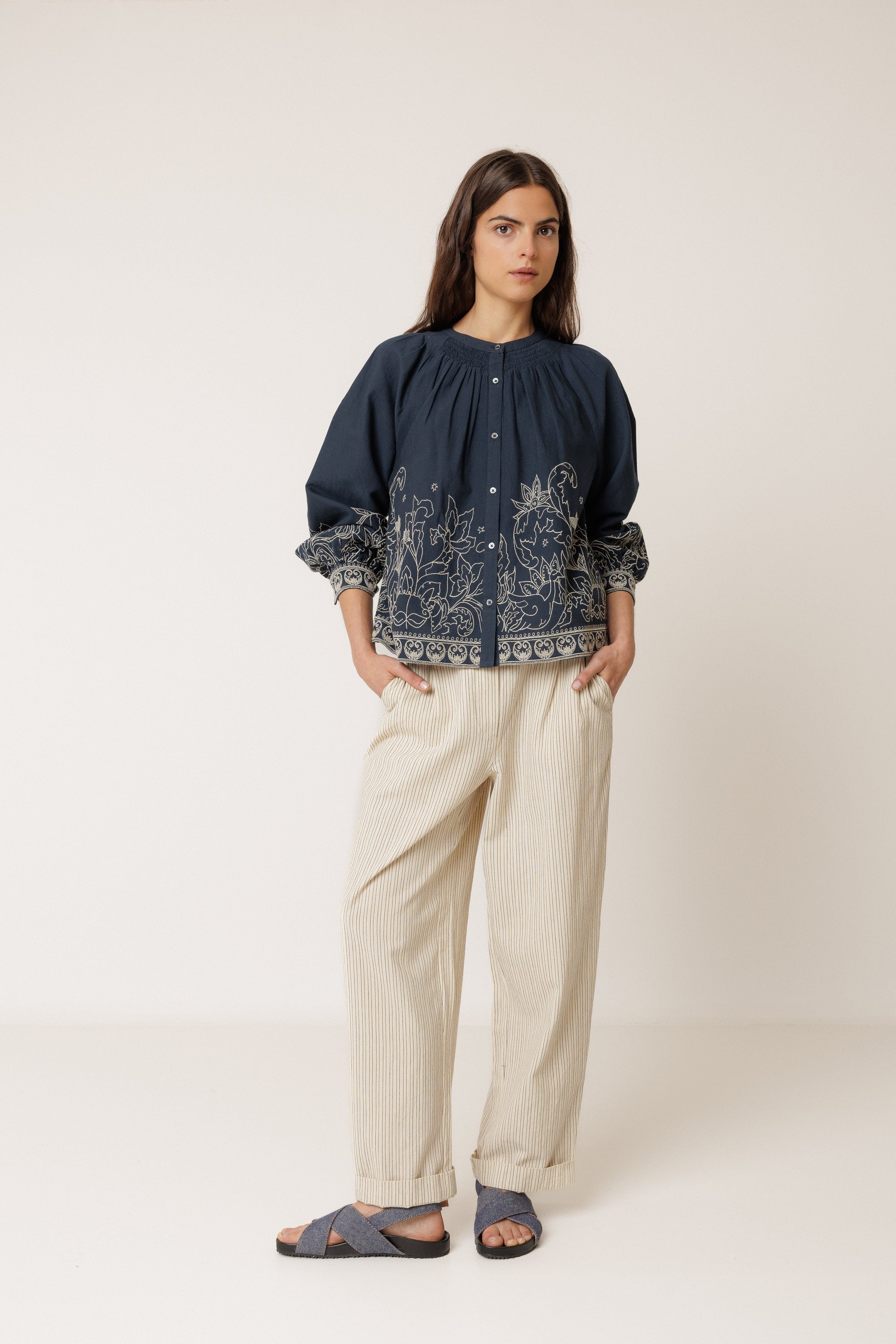 Indi and Cold Camisa 603 Marino