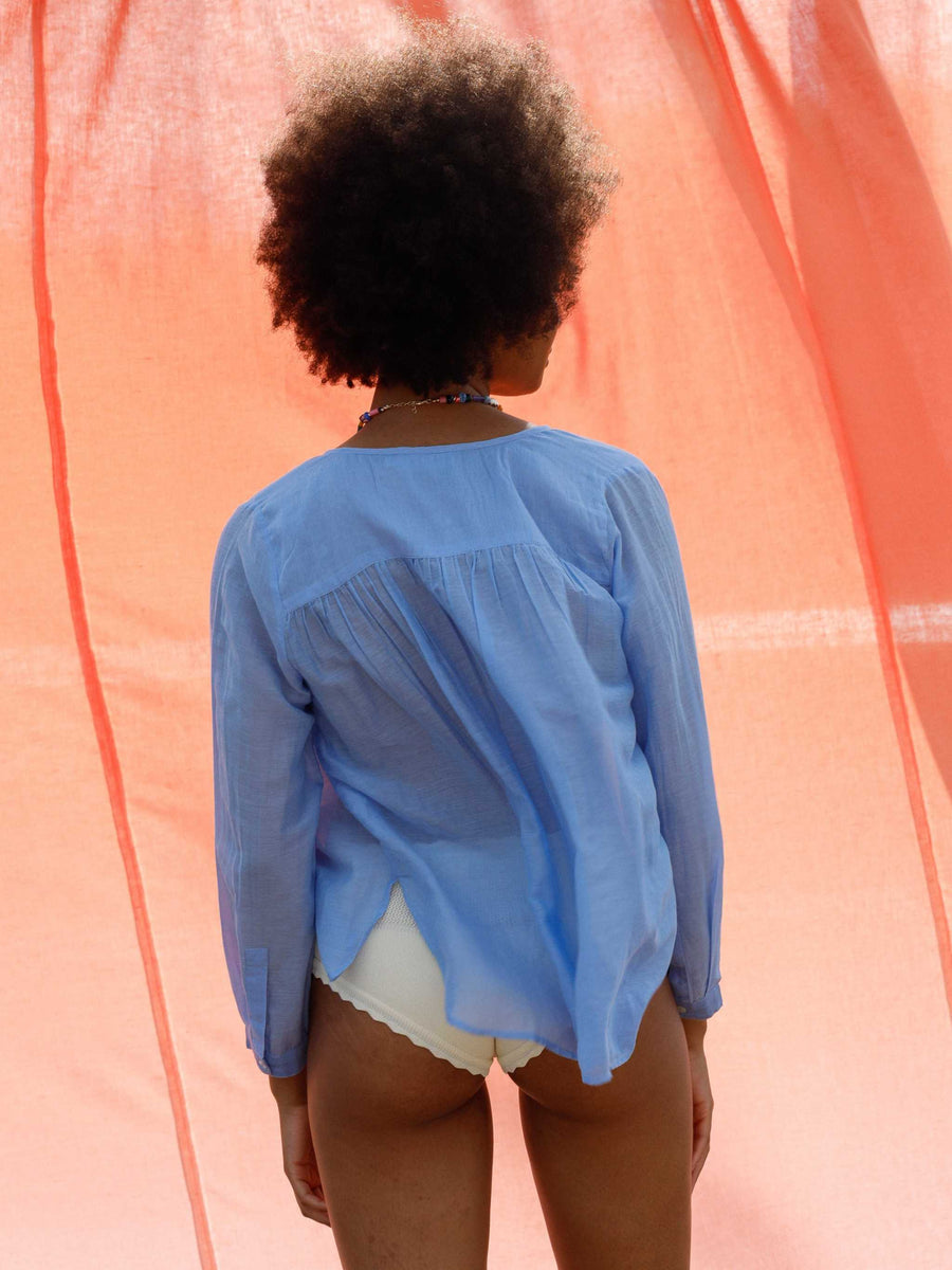 Indi and Cold Vera Shirt Azul Glacial