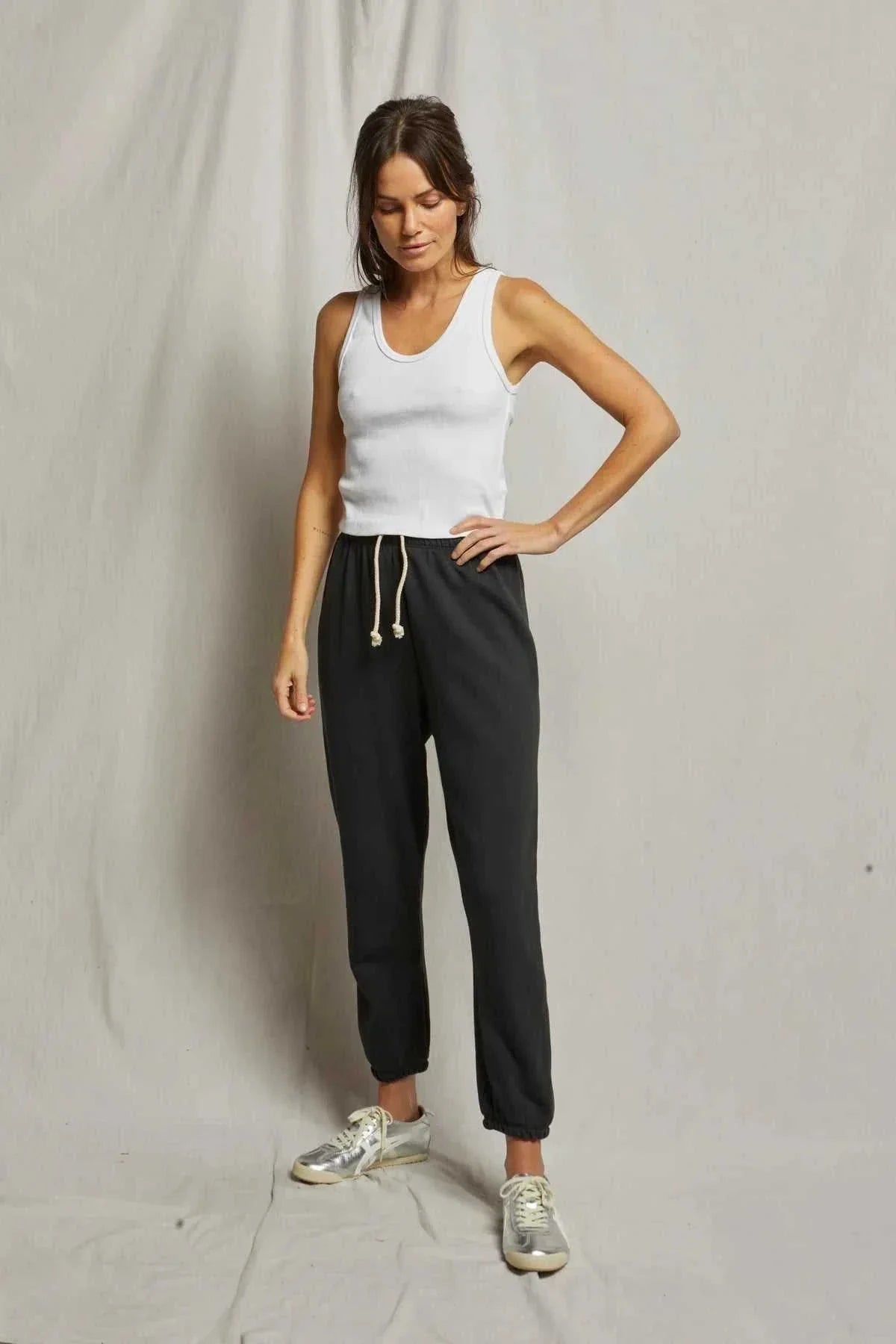 Perfectwhitetee Blondie Structured Rib Bra Friendly Tank White