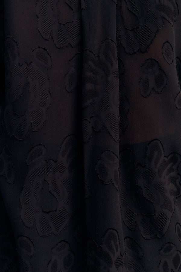 Shona Joy Bowery Lace Back Bias Maxi Dress Noir