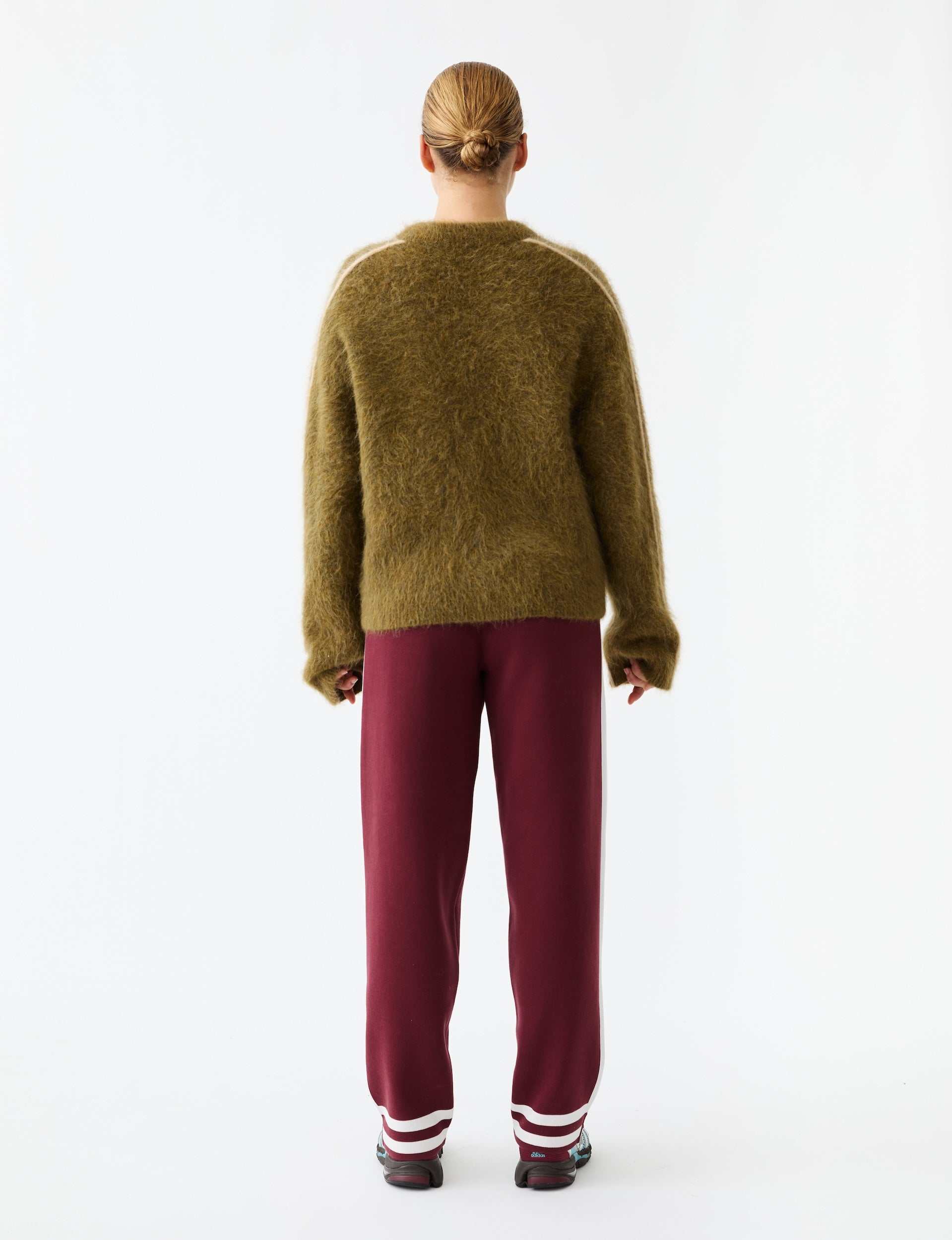 Nagnata Brushed Alpaca Cardigan Moss