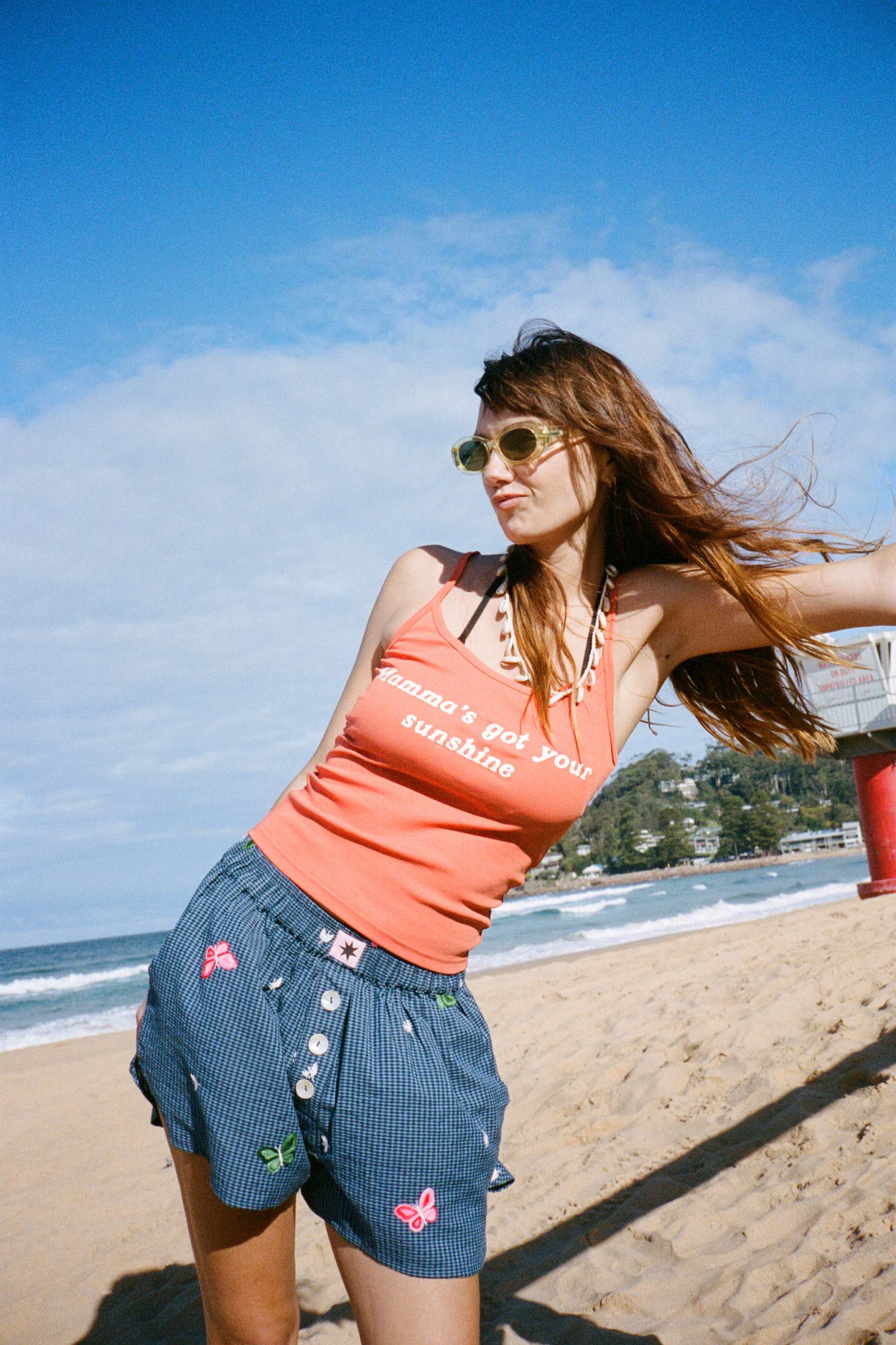 Ciao Ciao Butterfly Gingham Chica Boxer Short