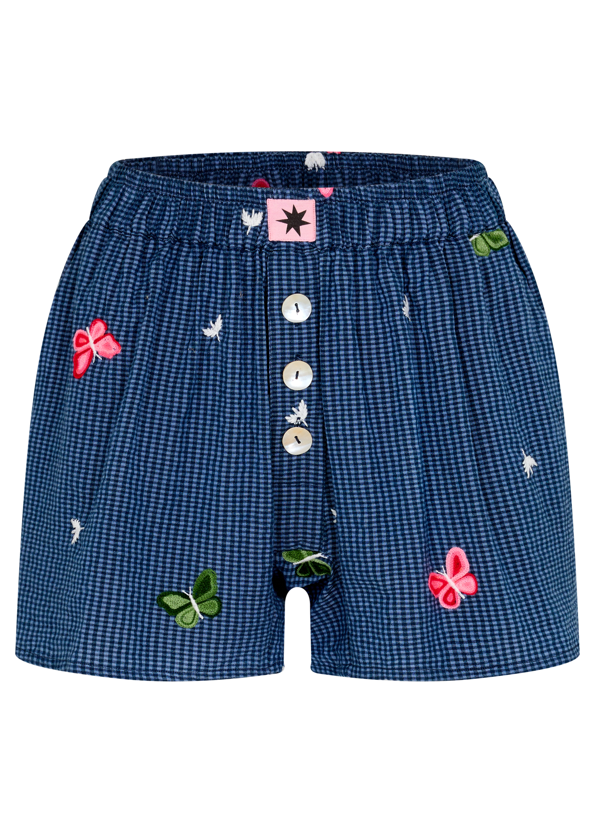 Ciao Ciao Butterfly Gingham Chica Boxer Short