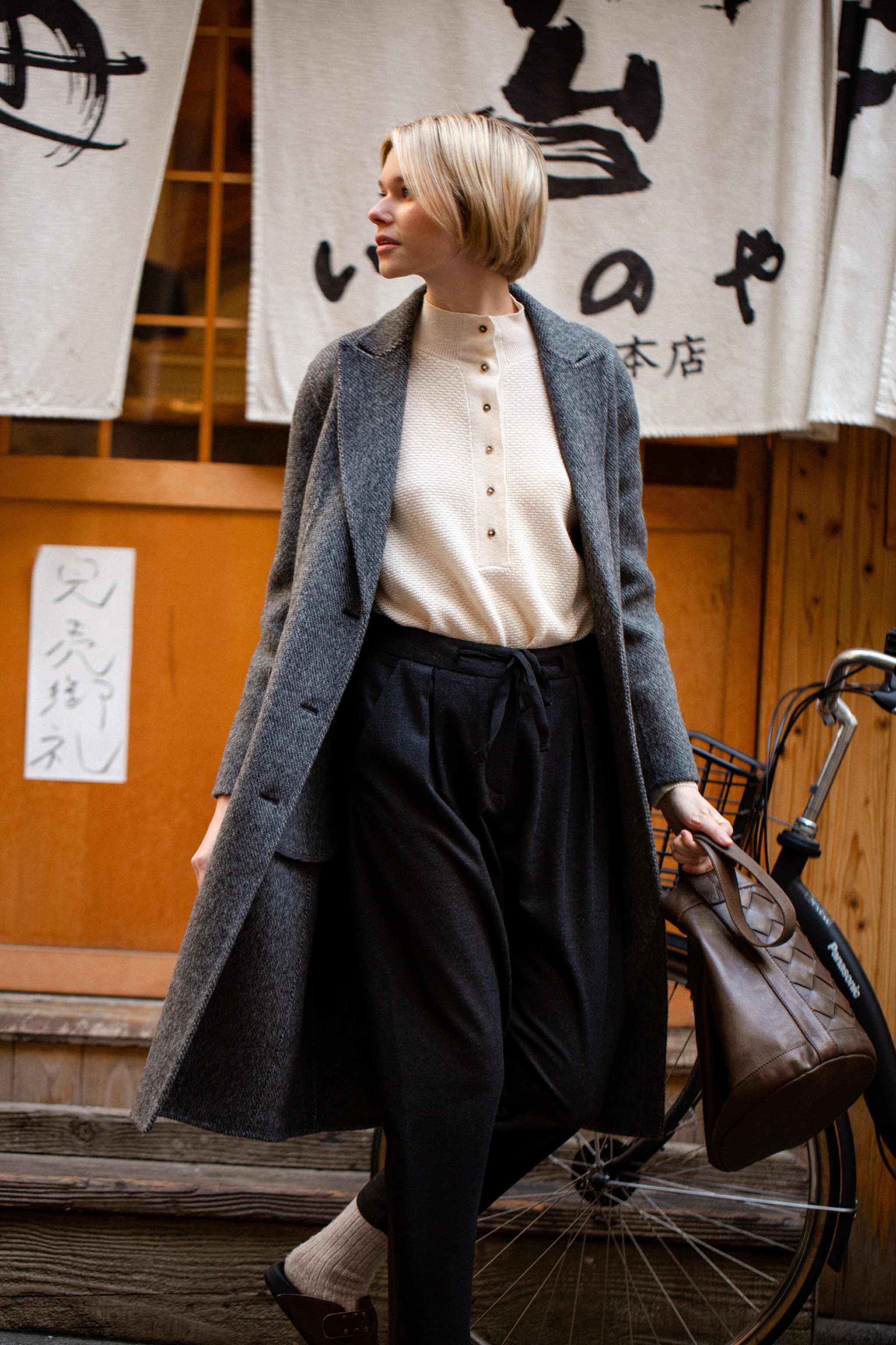 Indi and cold Abrigo Gris Vigore