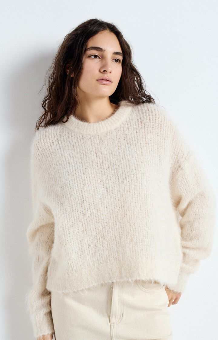 American Vintage Womens Jumper Bymi Pearl Melange