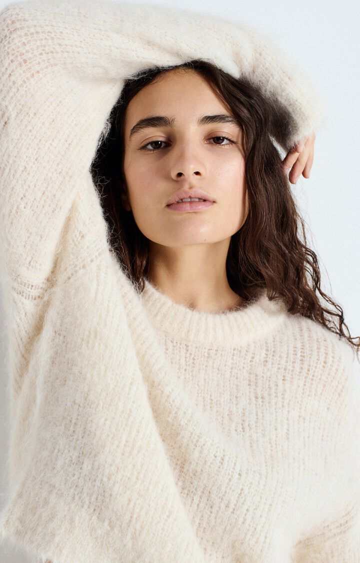 American Vintage Womens Jumper Bymi Pearl Melange