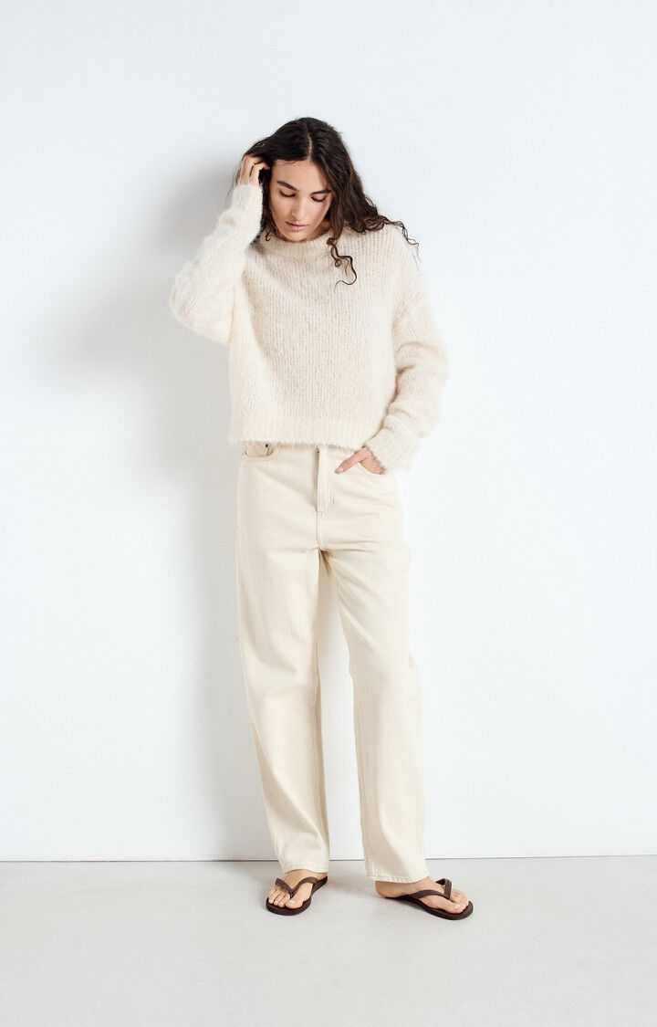 American Vintage Womens Jumper Bymi Pearl Melange