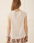 Spell Bridget Lace Cami Pearl