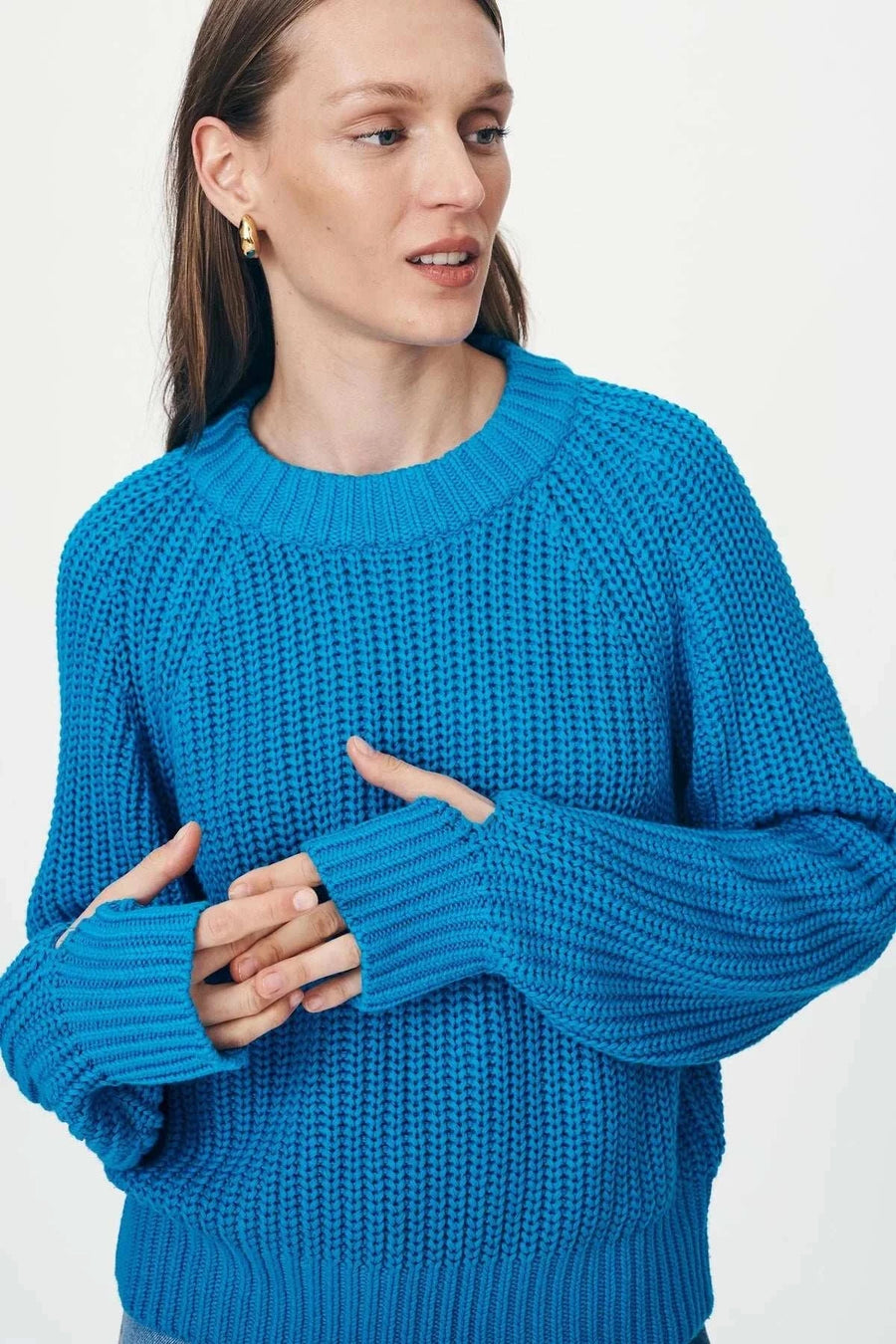 Rowie Bronson Knit Jumper Cerulean General