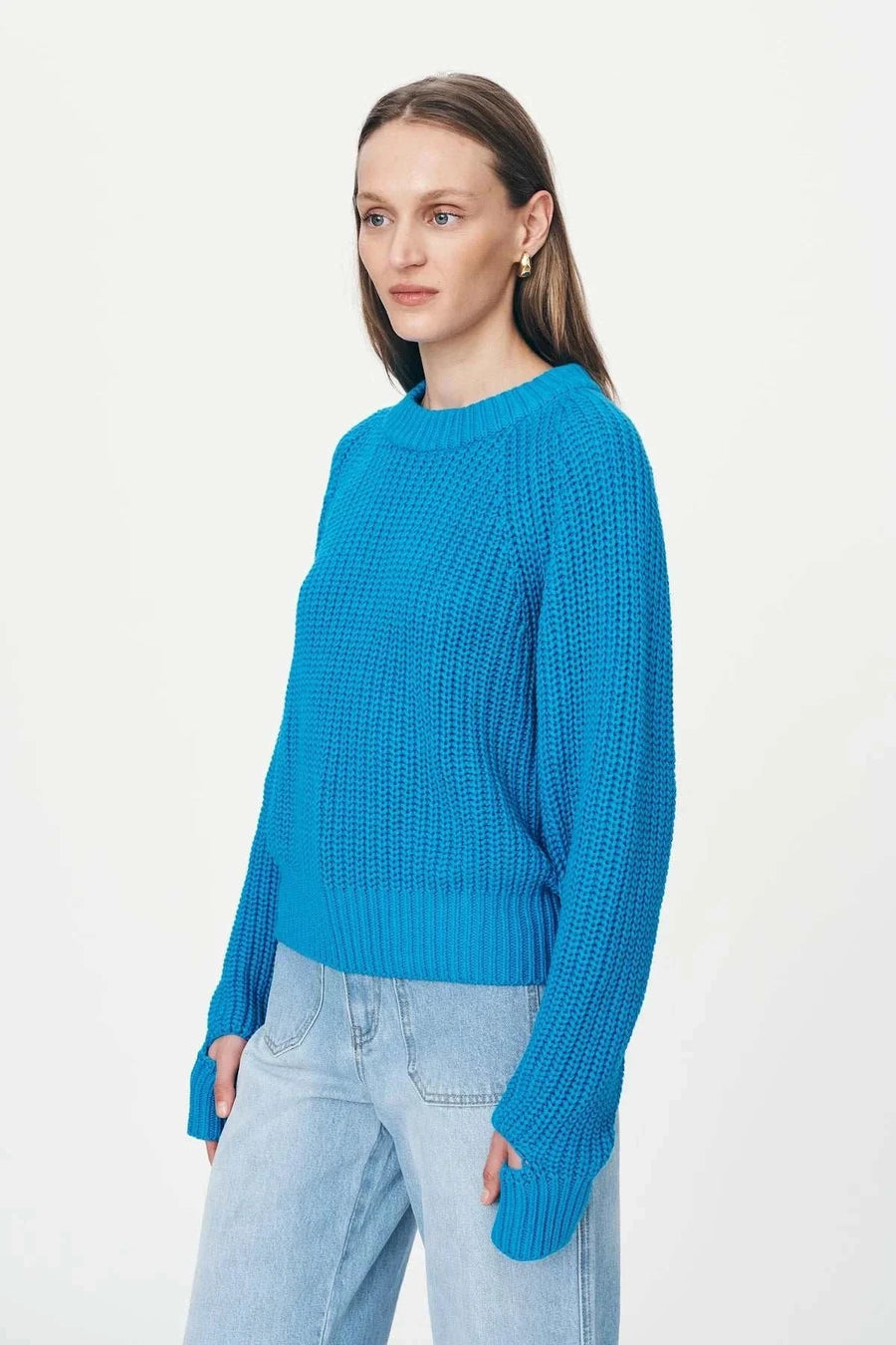 Rowie Bronson Knit Jumper Cerulean General