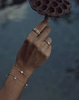 By Charlotte Live in Peace Bracelet Gold Vermeil
