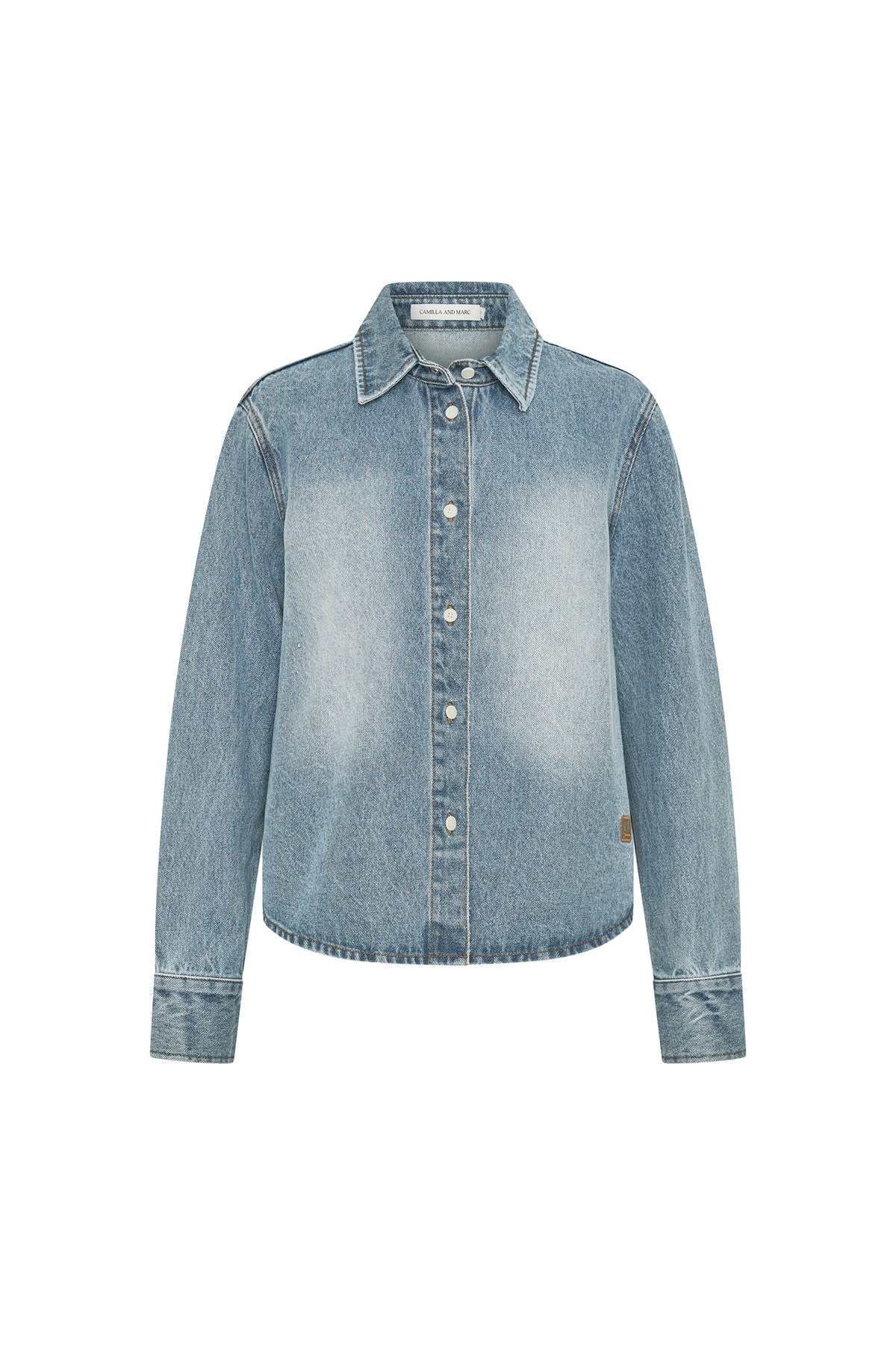Camilla and Marc Bay Denim Shirt Light Vintage Blue