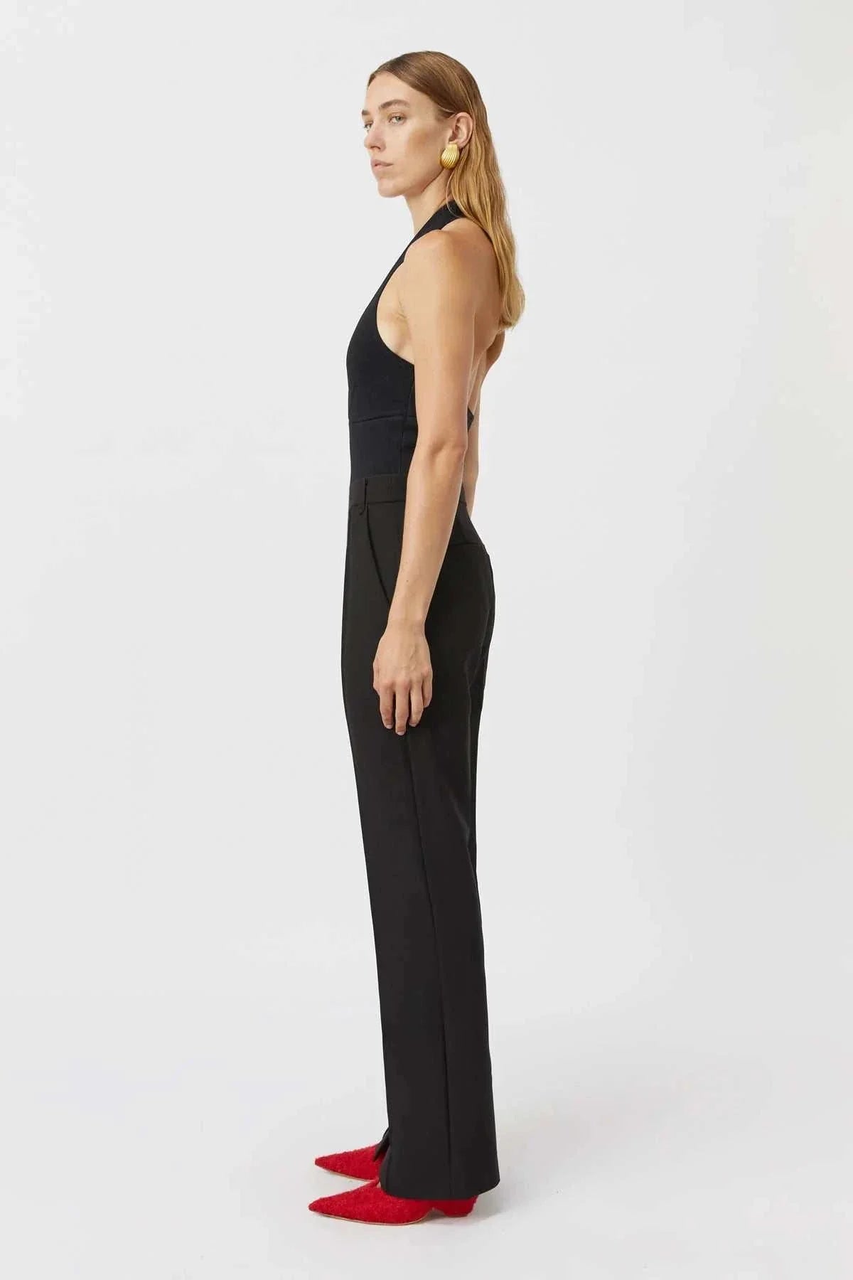 Camilla and Marc Lena Halter Top Black