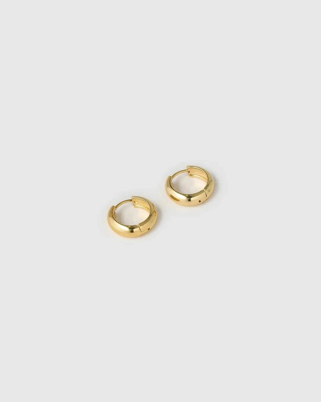 Arms of Eve Cassie Gold Hoop Earrings Midi 14mm