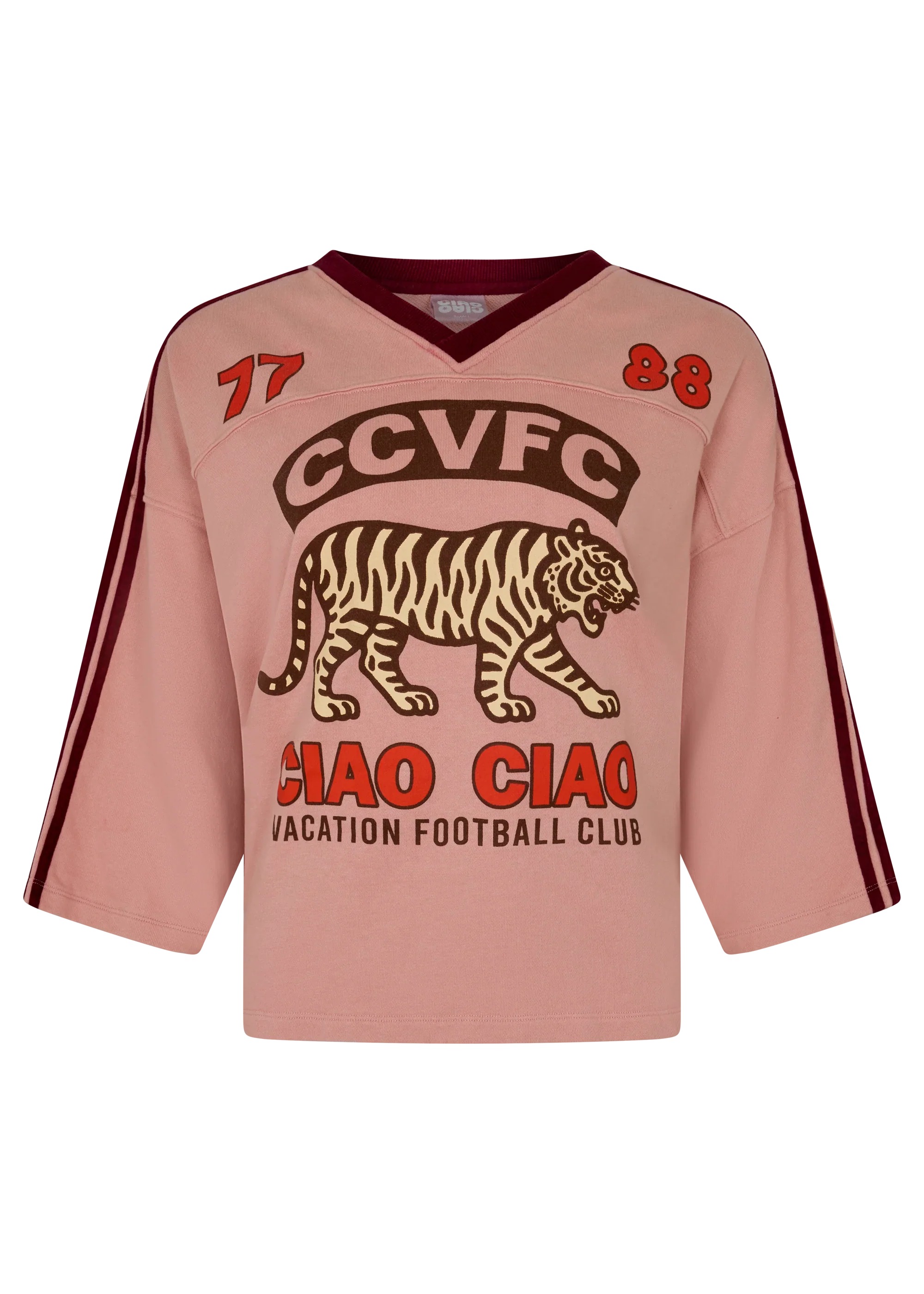 Ciao Ciao Tiger Spirit Club Tee Pink