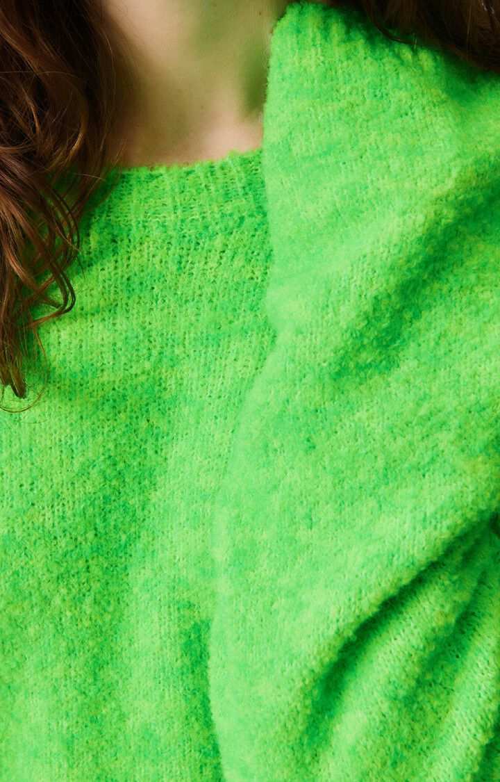 American Vintage Cikoya Womens Jumper Flashy Green