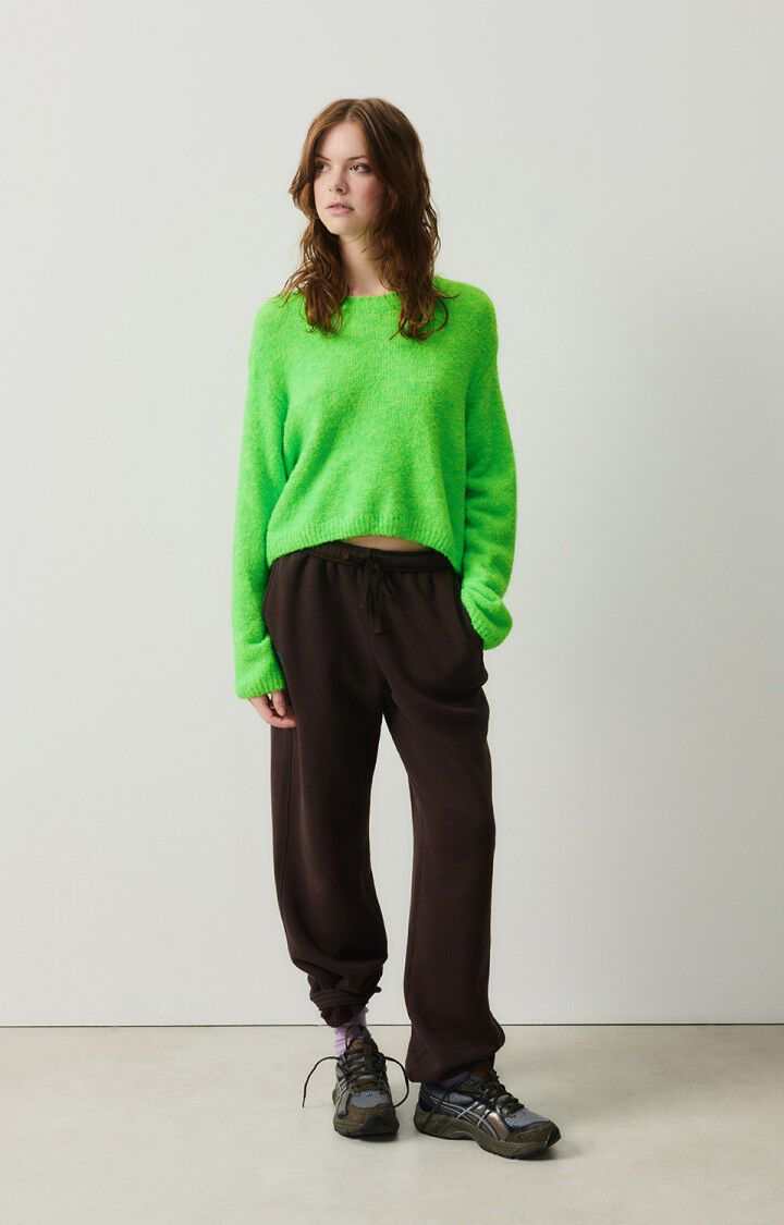 American Vintage Cikoya Womens Jumper Flashy Green