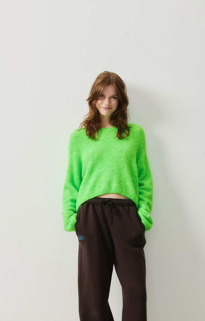 American Vintage Cikoya Womens Jumper Flashy Green