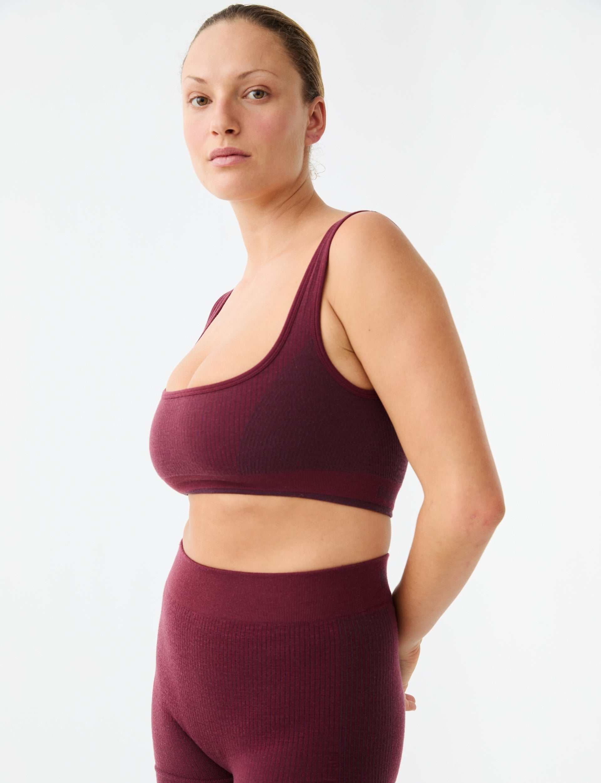 Nagnata Classic Wool Bralet Mulberry