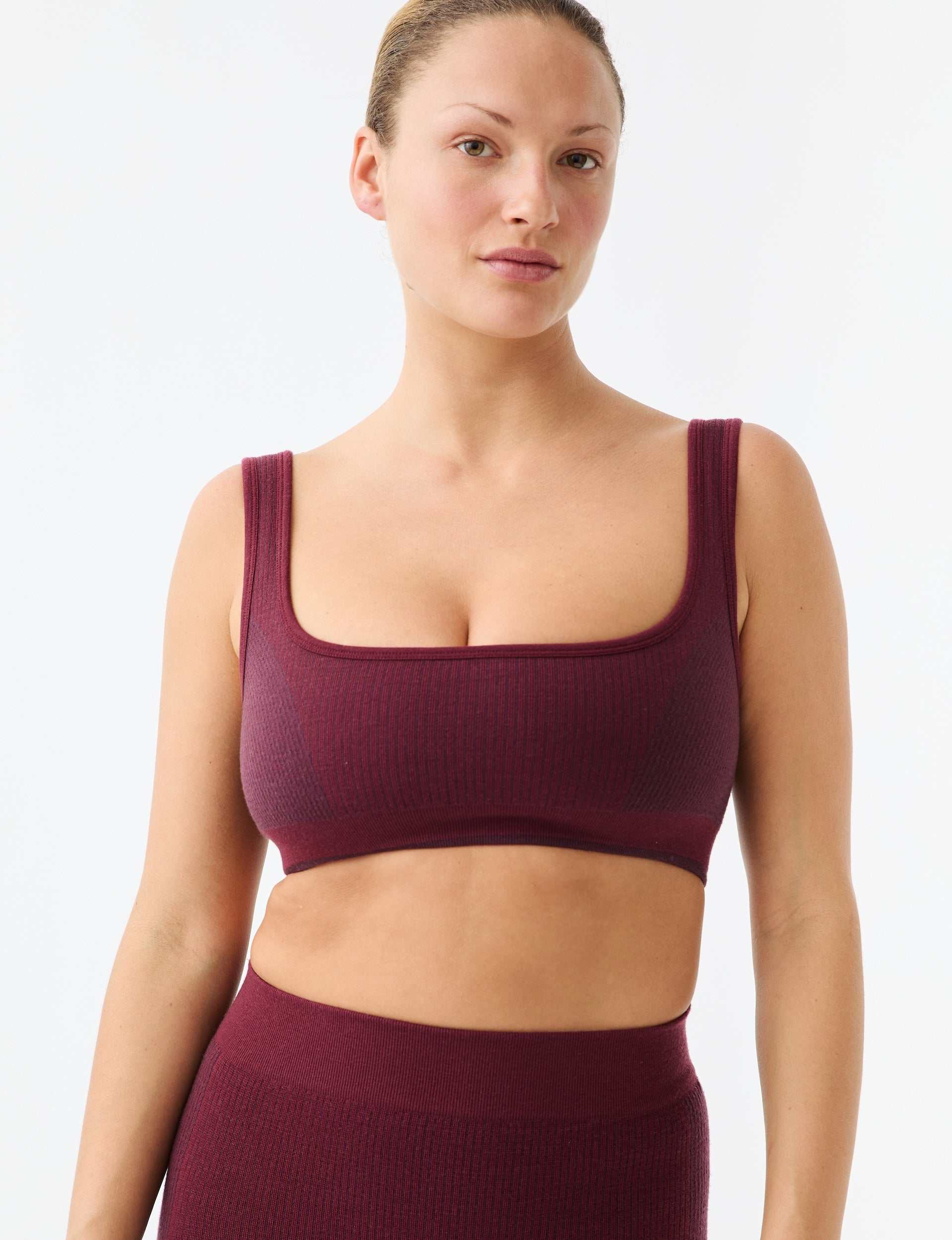 Nagnata Classic Wool Bralet Mulberry