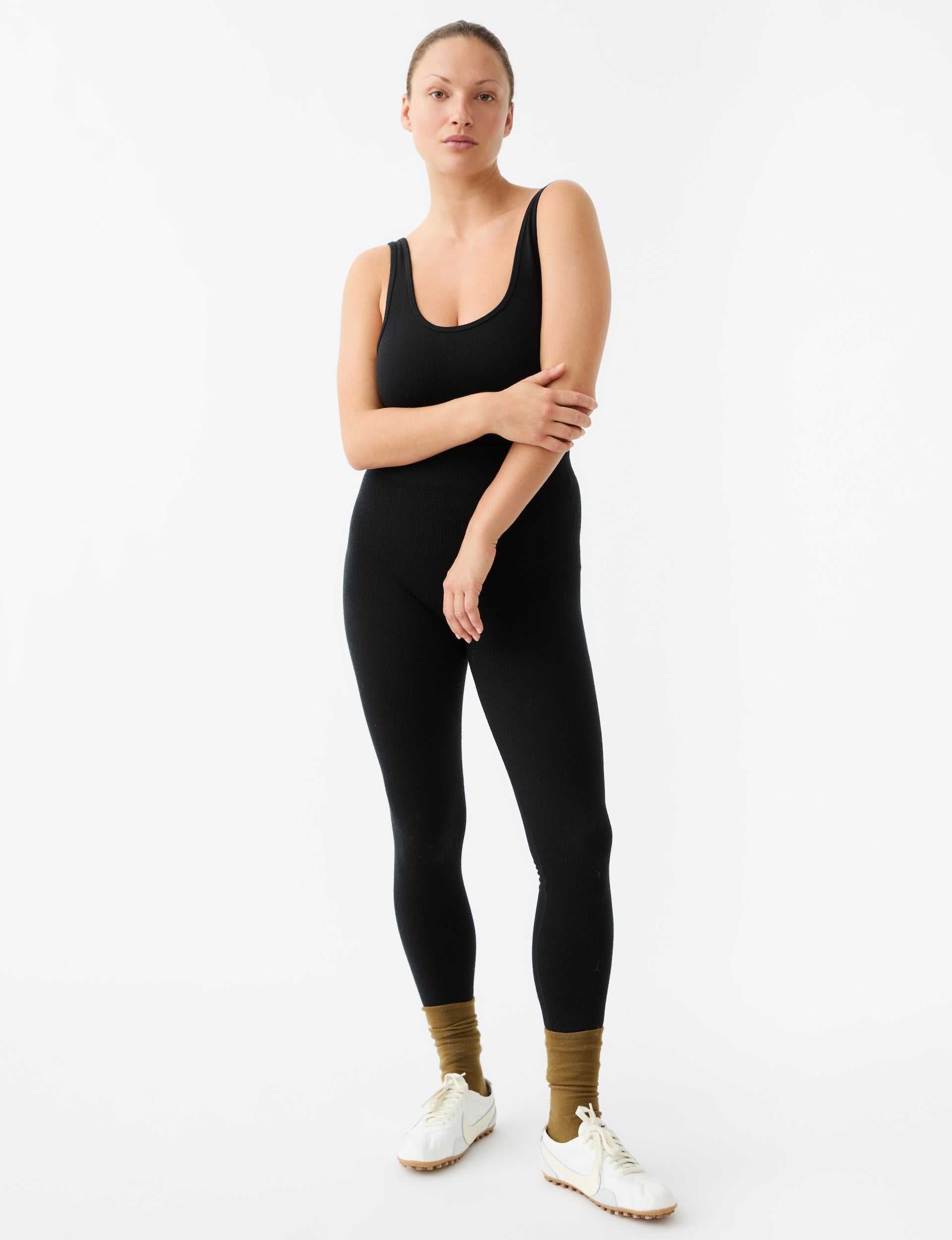 Nagnata Classic Wool Rib Legging Black