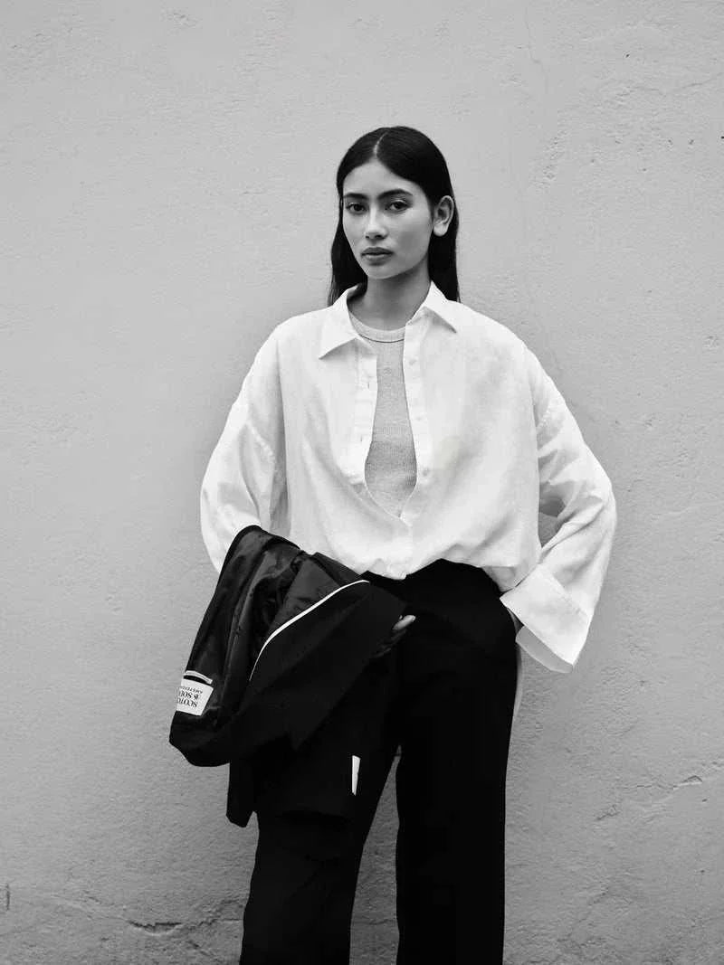 Scotch and Soda Core Linen Shirt White