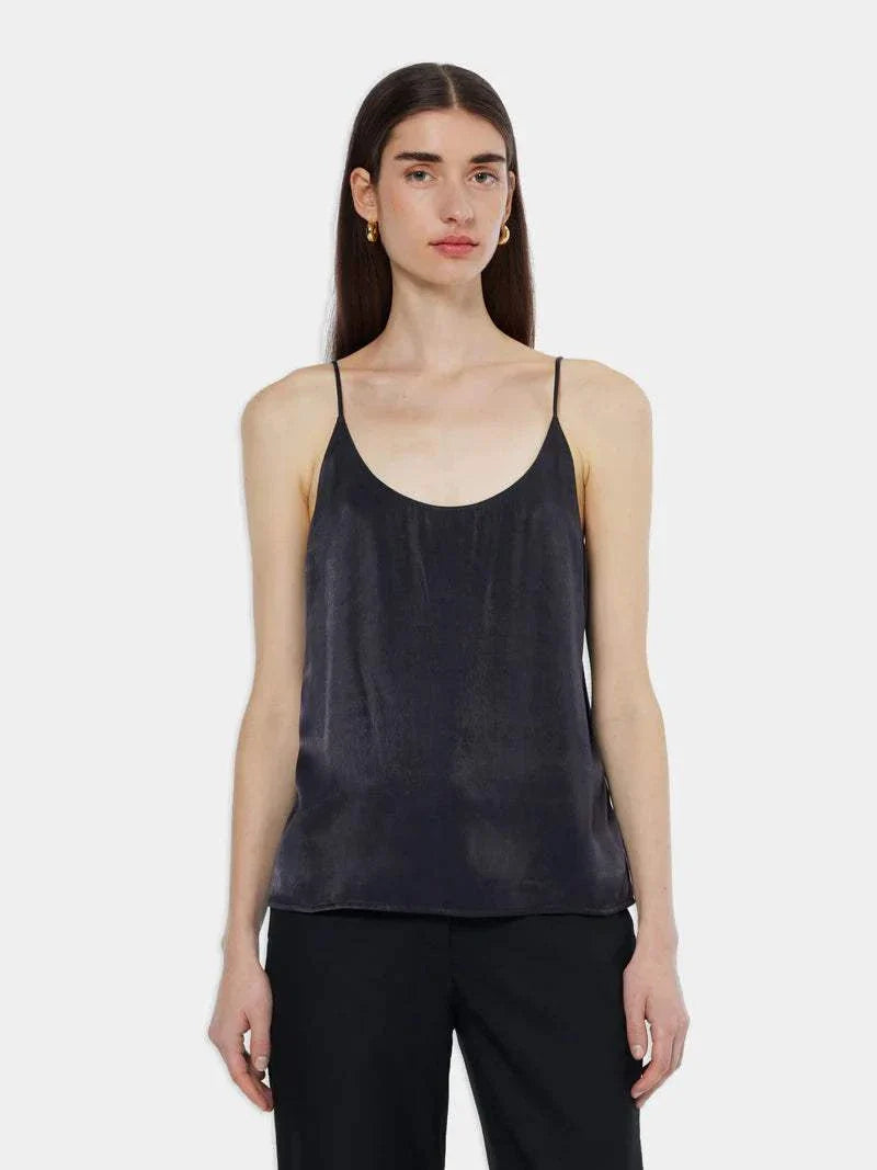 Scotch and Soda Core Jersey Woven Tank Black