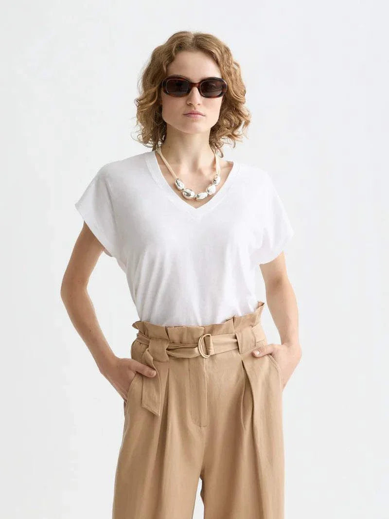 Scotch and Soda Core Short Sleeve White