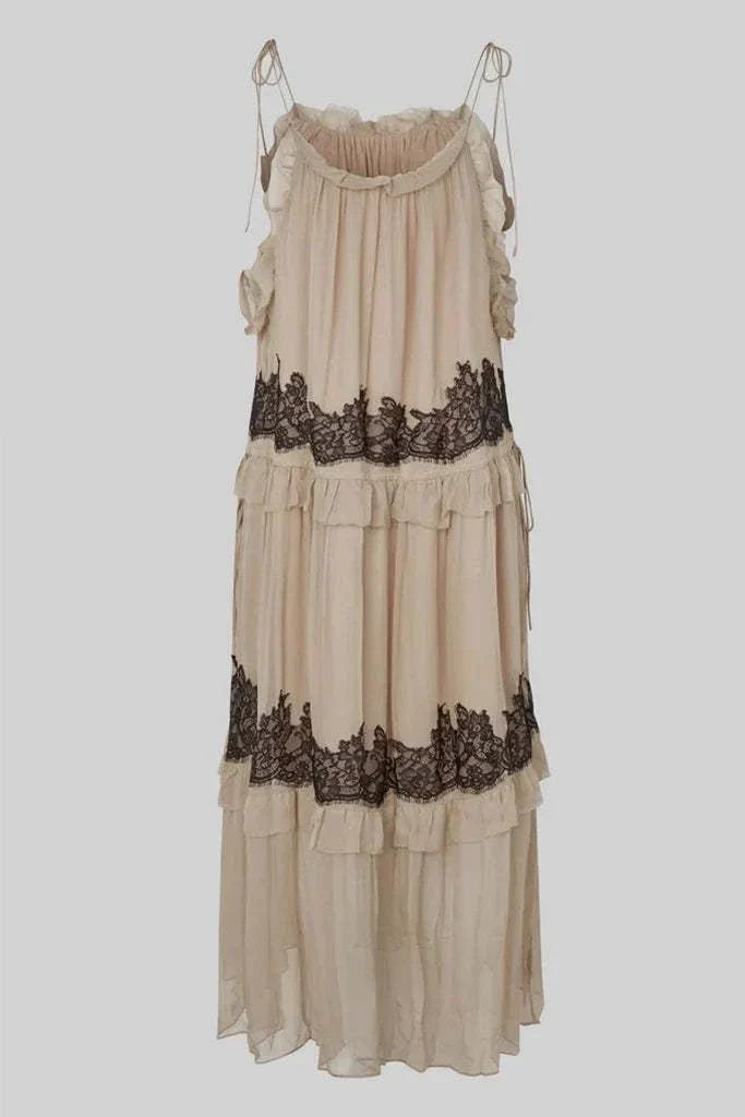Second Female Lynda Maxi Dress Plaza Taupe