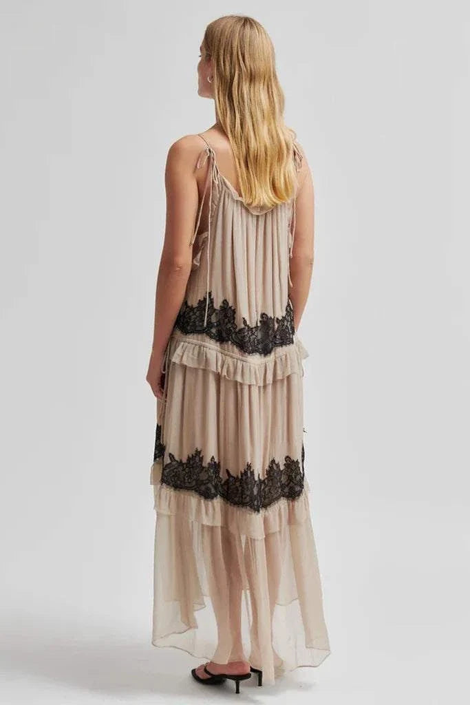 Second Female Lynda Maxi Dress Plaza Taupe