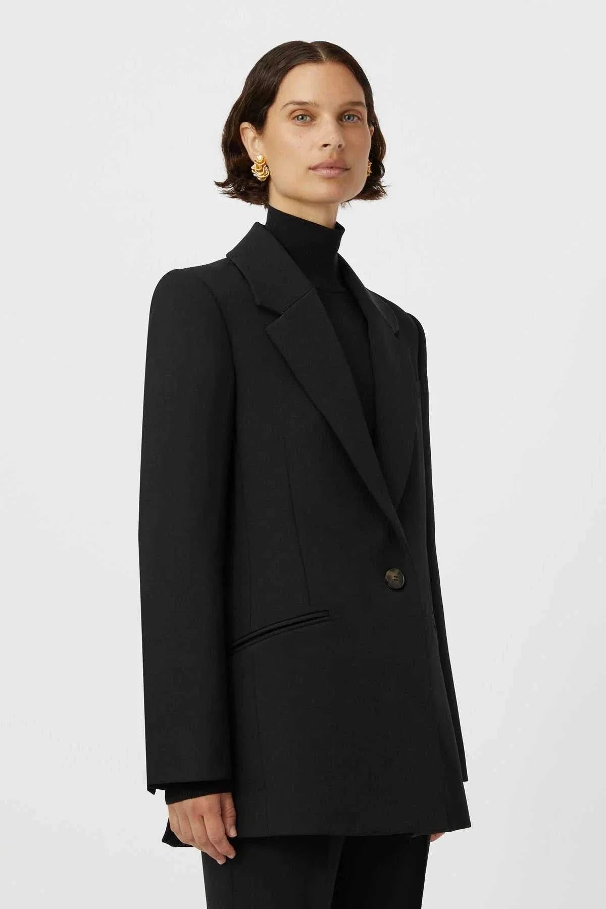 Camilla and Marc Tenera Blazer Black