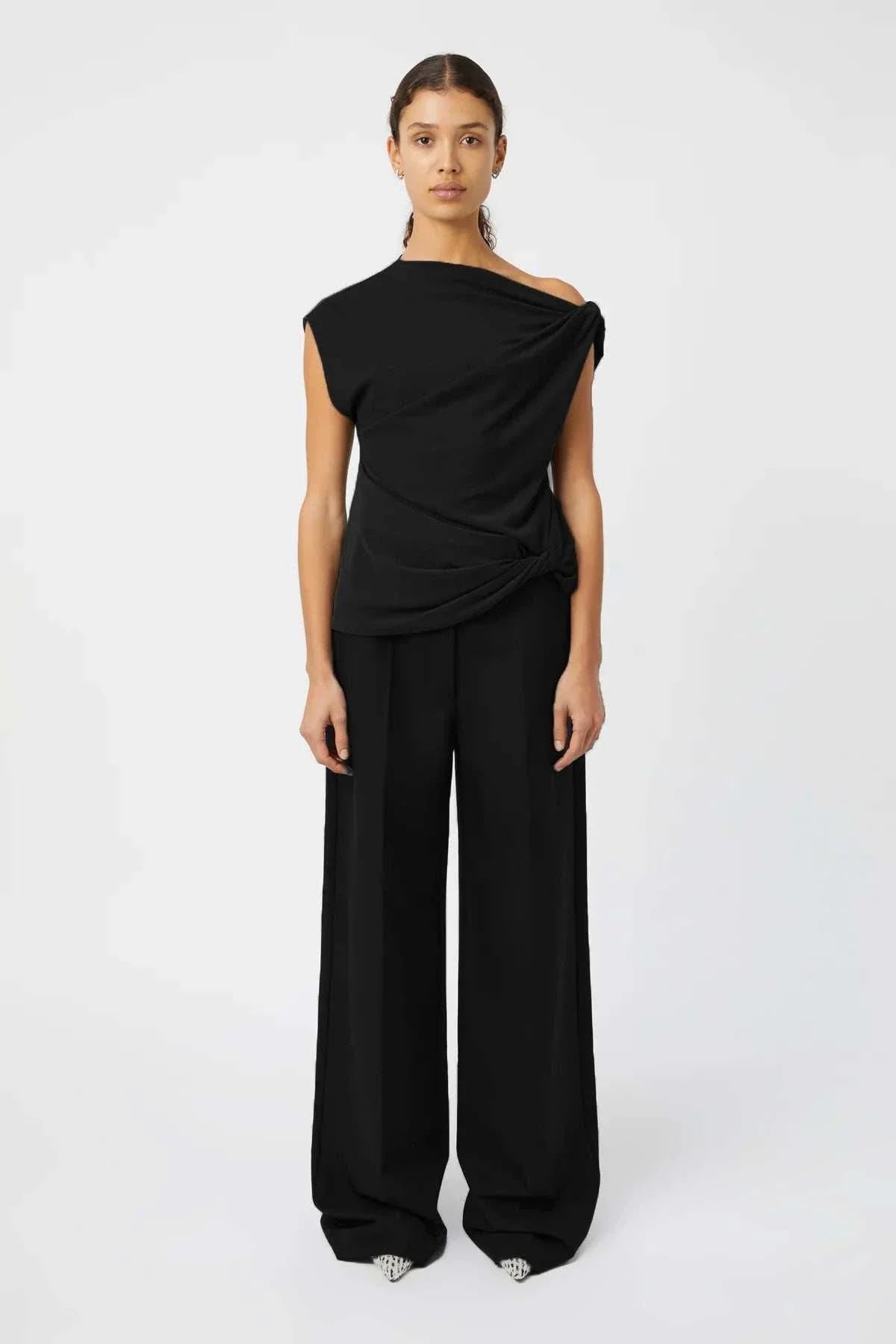 Camilla and Marc Ando Top Black