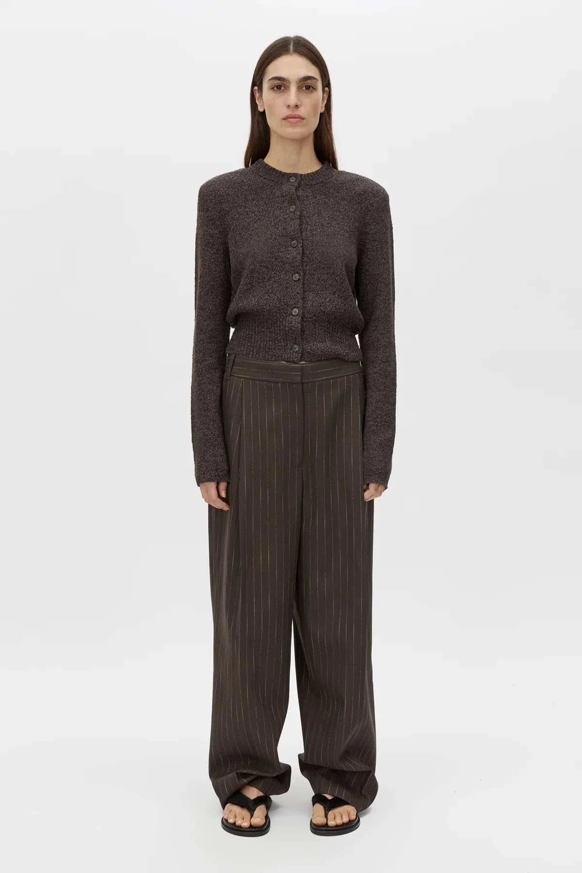 Camilla and Marc Botticino Knit Cardigan Chocolate