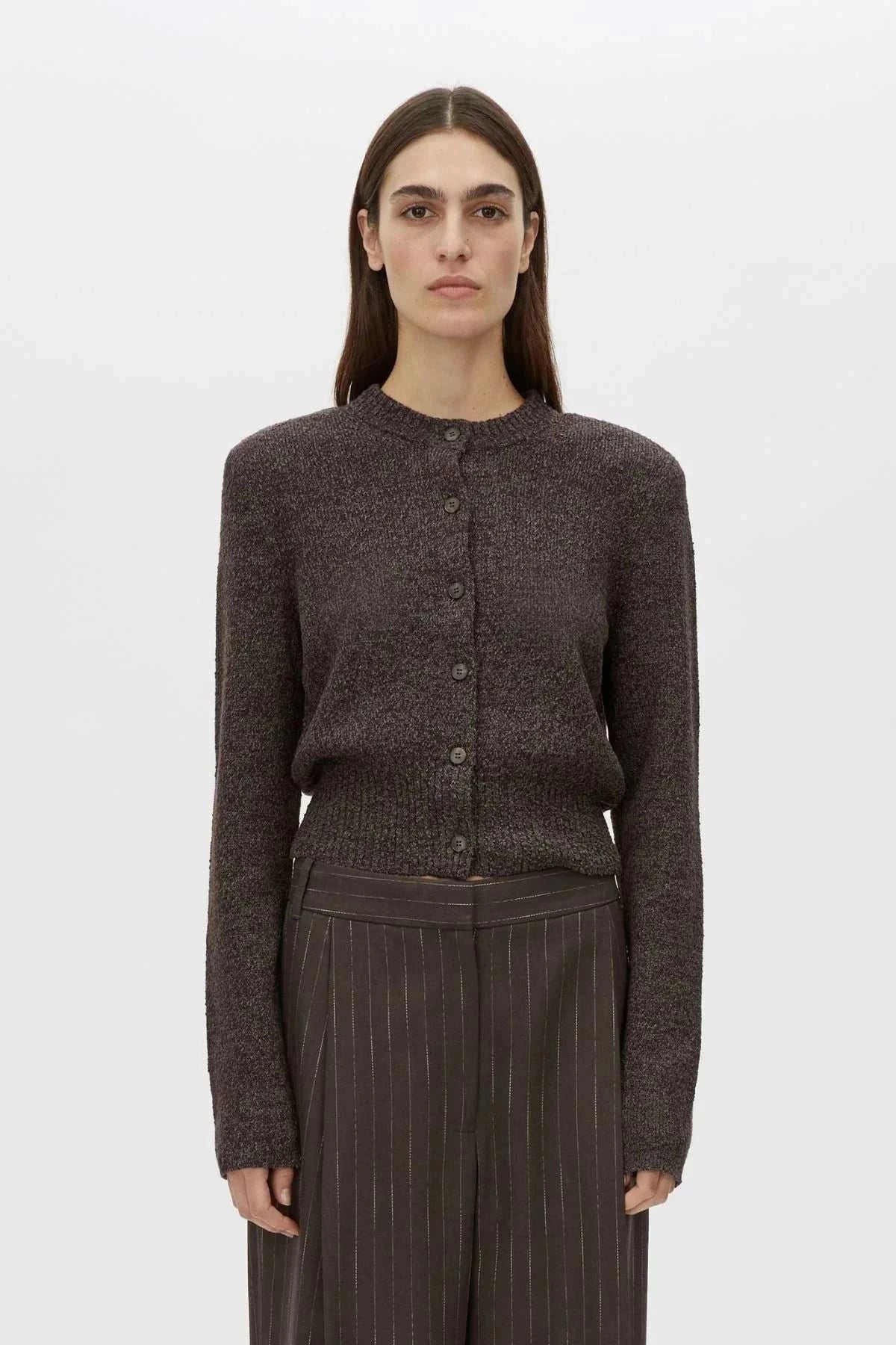 Camilla and Marc Botticino Knit Cardigan Chocolate