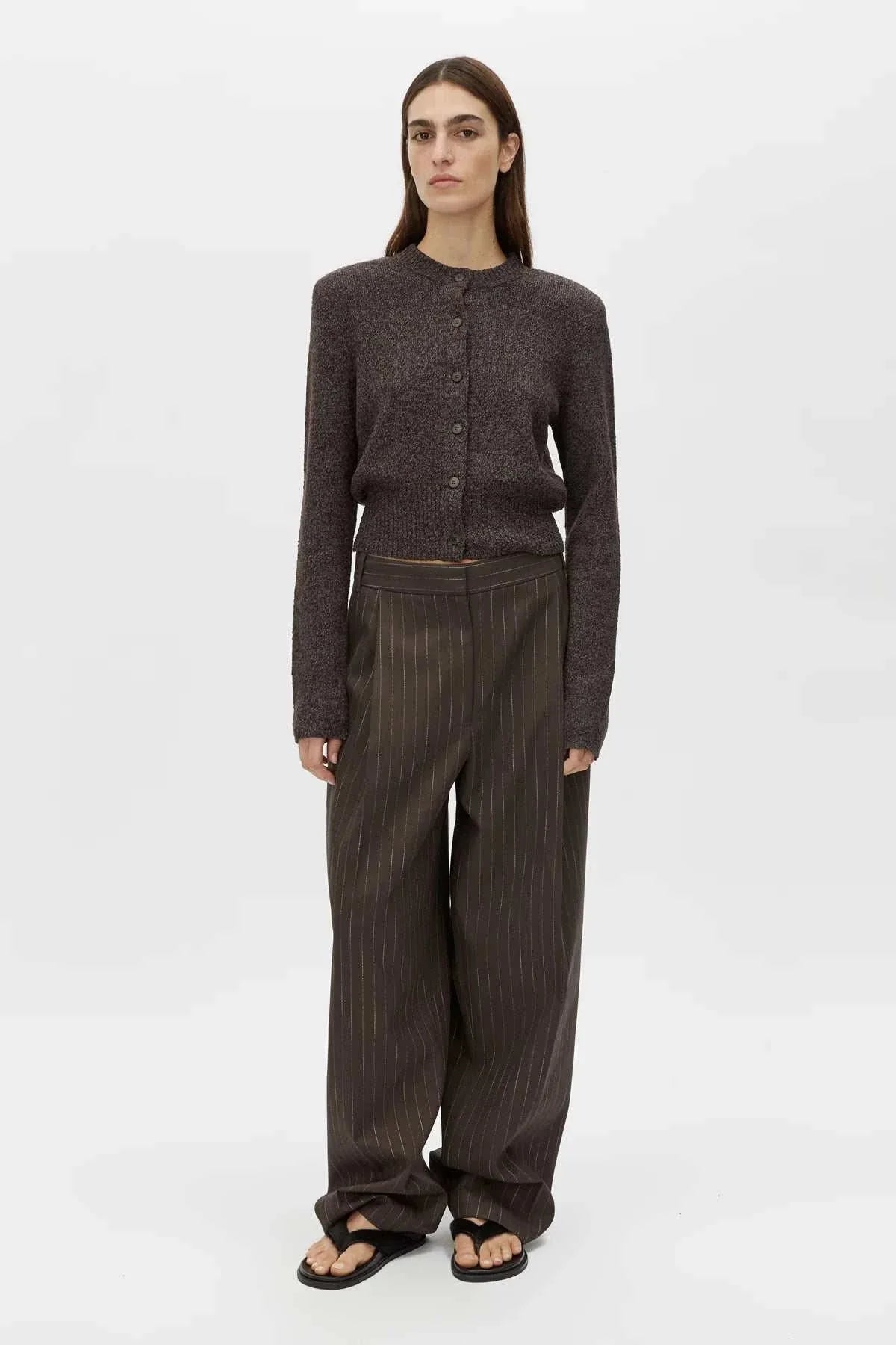 Camilla and Marc Botticino Knit Cardigan Chocolate