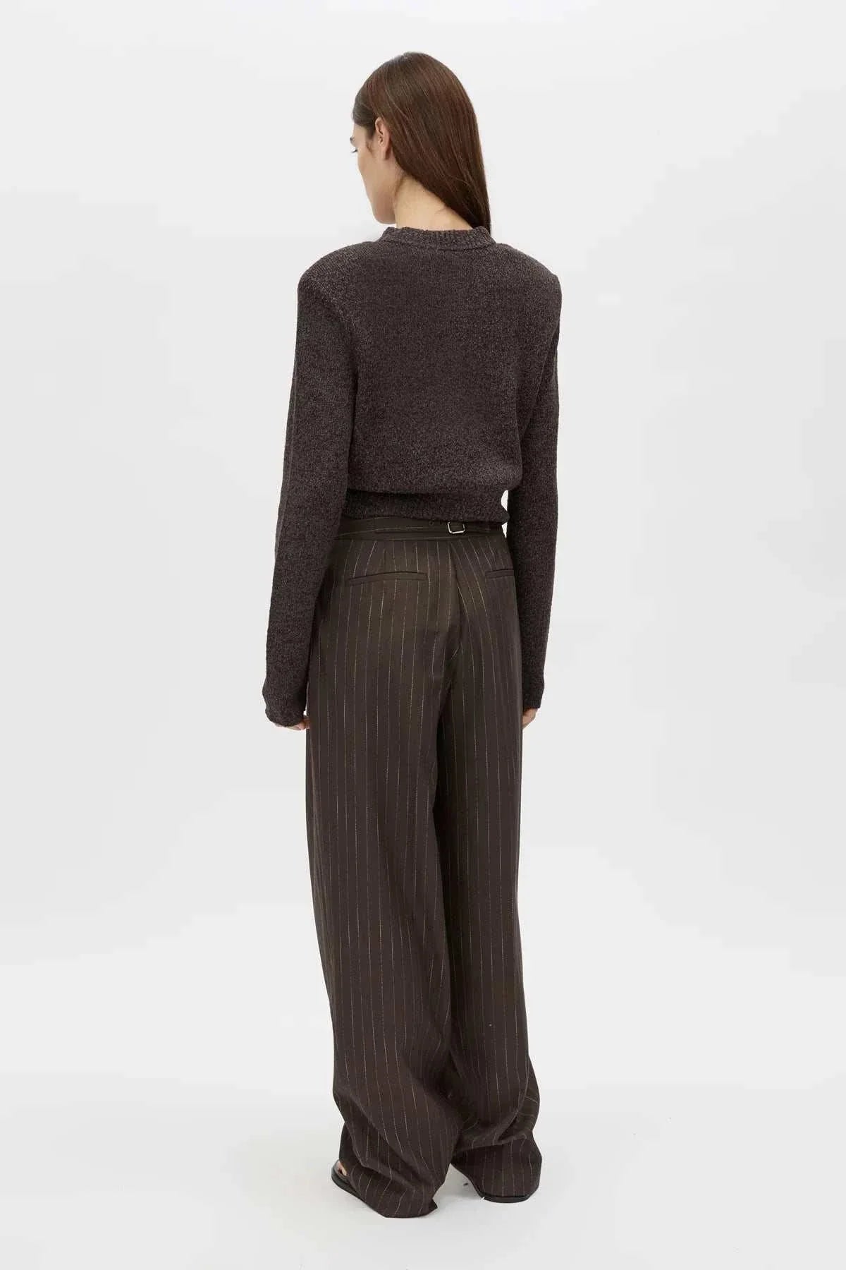 Camilla and Marc Botticino Knit Cardigan Chocolate