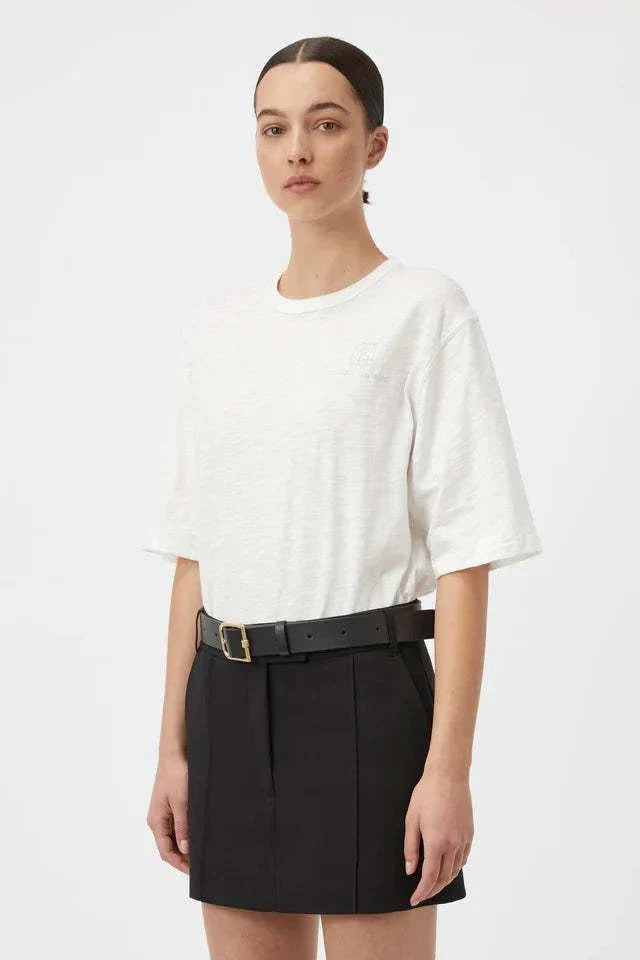Camilla and Marc Briar Slub Tee Soft White