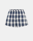 Camilla and Marc Carsten Short Navy Check